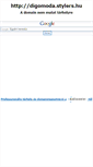 Mobile Screenshot of digomoda.stylers.hu